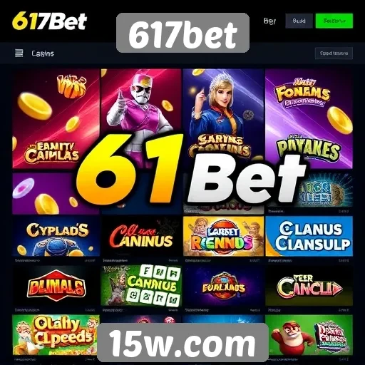 617bet oferece uma variedade de opções de jogos online