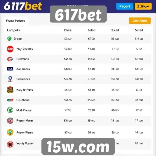 Comparativo das promoções e bônus do 617bet